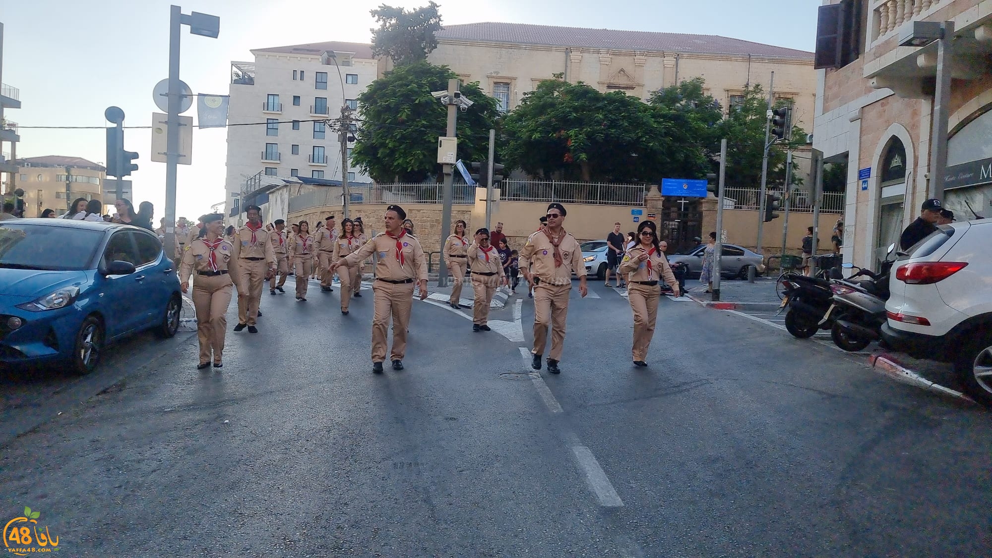 يافا: سرية الكشاف الأرثوذكسي تُنظم استعراضاً بمناسبة 55 عاماً على تأسيسها